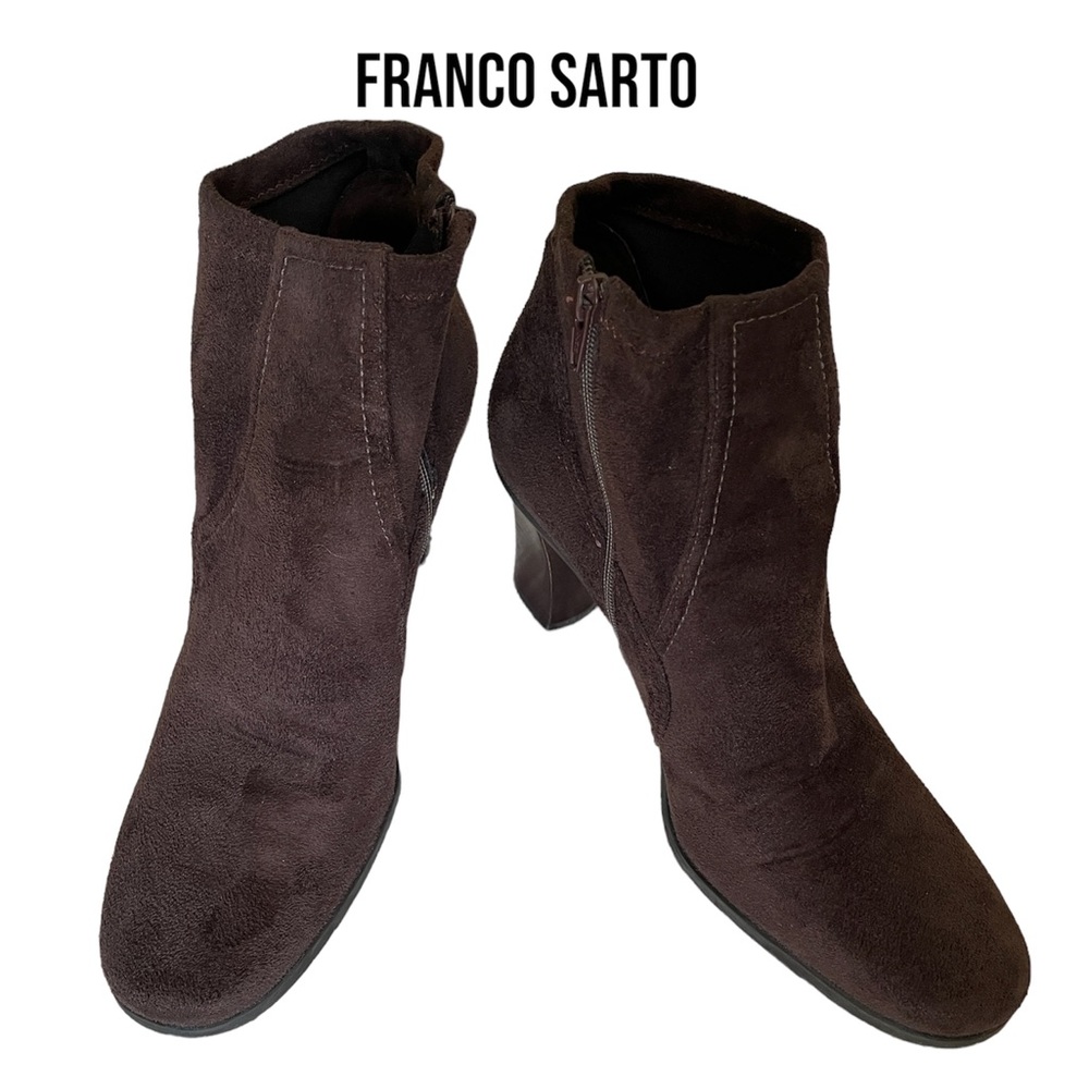 Franco Sarto Suede Booties